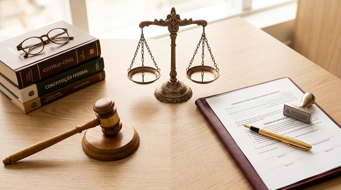 Assessoria jurídica judicial e extrajudicial